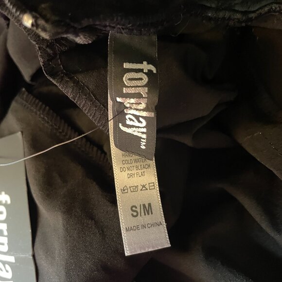 Forplay Costume Black and Silver Long Sleeve Body Suit - Picture 6 of 7